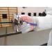 Foil Sword with Pistol Grip - Electric Fencing Weapon Set for Adults - Olympic Blade, Body Wire Socket, Guard Pad - Red/Blue (Right) - Buy Online on GoSupps.com