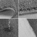 Jianyana 3-Part Bathroom Carpet Set - Slip-Resistant Microfiber Shaggy Mats & Toilet Seat Cover - Soft Gray - Buy Online on GoSupps.com