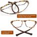 DOOViC Blue Light Filter Reading Glasses - Square Frame Large Lenses Prescription Strength 1.25 Floral Design - Buy Online on GoSupps.com
