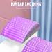 Vnklomes 2-in-1 Back & Neck Support - Lumbar Vertebrae Cushion for Pain Relief - Orthopedic Stretcher (Violet) - Buy Online on GoSupps.com