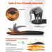 Heated Rechargeable Electric Insoles with Remote Control - Foot Warmers for Men and Women | Ideal for Winter Activities | Large Black - Buy Online on GoSupps.com