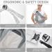 CUBY Portable Breathable Baby Sling Baby Essentials for Newborn Quick Dry Air 3D Mesh Fabric Wrap Baby Carrier Adjustable Sling Easy Toddler Carrier for Newborn up to 0-24 Months 45 lbs Mesh Grey - Buy Online on GoSupps.com