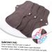 Minkissy 12-Pack Reusable Washable Menstrual Napkins - Comfortable Bandage Towels for Ladies - Eco-Friendly Inserts - Buy Online on GoSupps.com