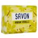 French Tendance Vanilla Scented Solid Soap Slice - Vegetable Glycerin 100g - Suitable for All Skin Types - Gentle Moisturizing and Enchanting Fragrance - Moisturizing Body Shower Gel - French Trend