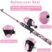 PLUSINNO Kids Telescopic Fishing Pole Combo with Spincast Reel - Pink Handle (59.05IN) - Buy Online on GoSupps.com