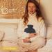 Premium Hot Water Bottle with Soft Knitted Cover - 1.8l Capacity for Pain Relief & Cosy Nights - Great Gift for Women (Dark Grey) - Buy Online on GoSupps.com