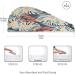 Tropical Leaves Dry Hair Cap Set | 2-Piece Quick Drying Towel & Button Headband - Super Absorbent & Comfortable - Buy Online on GoSupps.com