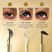 DIY Cluster Lash Applicator Tool - Curved Gold Eyelash Tweezers for Easy Application & Removal | Perfect for Strip & Cluster Lashes - Buy Online on GoSupps.com