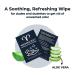 Promescent Flushable Wipes with Aloe Vera - 40 Hypoallergenic Hygienic Wet Wipes - Buy Online on GoSupps.com