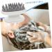 WOONEKY Handheld Scalp Brush For Peeling Care Adjustable Shampoo Brush For Daily Use Stimulates Hair Growth Improves Blood Circulation - Buy Online on GoSupps.com
