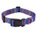 Mihqy dog collar adjustable soft & comfort dog collar Bohemian flowers geometric trunk design for small medium and large dogs (orange ethnic style l) l (neck circumference 38-63 cm width 2.5 cm) orange ethnic style