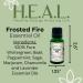 H.E.A.L.'s Frosted Fire Essential Oil Blend 0.5oz Wintergreen Basil Marjoram Peppermint Sage Chamomile Lavender Blend for Diffusers - Buy Online on GoSupps.com
