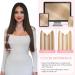 Silk-Co 60cm Hair Extensions with Rubber Band - Smooth Secrets Synthetic Wire Hair for Women - Blending Bleach Blonde - Buy Online on GoSupps.com