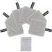 Kinhwa Slimming Pads washable reusable cotton pads makeup remover microfiber mink pads face super soft facial cleaning pads with laundry bag light gray 6 pieces 10cm 10cm 10cm light gray