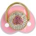 Heart-Shaped Baby Pacifier Set Soft Silicone Pacifiers for Newborns & Toddlers (M Pink) | Comfortable & Safe for Your Baby - Buy Online on GoSupps.com