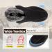 FitVille Diabetic Shoes for Women - Wide Width Slip-On Boots | Lightweight Adjustable Walking Shoes for Foot Pain Relief & Swollen Feet (Black 9 Wide - Buy Online on GoSupps.com