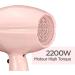 Babyliss Hair Dryer Blush Pink 2200W Light Design 5337PRE - Buy Online on GoSupps.com