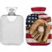 Buy Naanle American Flag Baseball Bats & 2L Transparent Hot Water Bottle for Pain Relief - Heat & Cold Therapy - Buy Online on GoSupps.com