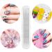 KMZ 4 Pcs Stainless Steel Nail Art Kit - Professional Ball End Dotting Pen & Brushes for Rhinestone & Polymer Clay Designs - Buy Online on GoSupps.com