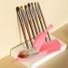 Zetiling Large Capacity Silicone Makeup Brush Holder - Travel Friendly Soft & Flexible Design for Easy Organization & Dust Proof Cleaning - Buy Online on GoSupps.com