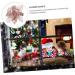 STOBAZA 3 Sets 12pcs Christmas Hollow Flower Christmas Glitter Simulated Wreath Flowers 16c Jesus Pe Blush - Buy Online on GoSupps.com