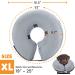Buy Bencmate Inflatable Recovery Ruff for Dogs & Cats | Leak-Proof Collar for Post-Op Care | X-Large Gray (Neck 18-25) - Buy Online on GoSupps.com