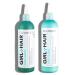GIRL+HAIR Shampoo and Conditioner Set (2x 10.1 fl.oz./300 ml) – Moisturize and Hydrate Dry Hair and Scalp, Boost Shine, Reduce Itch and Frizz – No Silicones, Parabens or Sulfates, Color Safe, Vegan