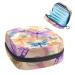 MuooouM storage bag for women's bandages tropical palm butterfly pattern menstruation cup cash bag portable women's tape storage bags female menstruation first period for color 7