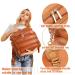 Beaulyn Leather Diaper Bag Backpack - 5-in-1 Travel & Tote w/Changing Pad | Large Capacity Brown - Buy Online on GoSupps.com