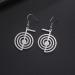 Shop Amaxer Reiki Cho Ku Rei Earrings - Healing Energy & Holy Geometry Dangle Earrings for Women | Silver Protection Amulet - Buy Online on GoSupps.com