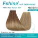 FSHINE Invisible Tape Hair Extensions - 45cm Real Hair Ombre Balayage Golden Brown to Dark Blonde - 20g #BA10/14 - Buy Online on GoSupps.com