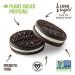 Lenny & Larry's Complete Cremes Chocolate Vegan Sandwich Cookies - 5g Plant Protein - 6 Cookies/Pack (Box of 12) - Buy Online on GoSupps.com