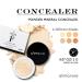 Alima Pure Full Coverage Concealer Makeup - Velvety Mineral Powder Concealer for Dark Circles - Maple 0.07 Ounce - Buy Online on GoSupps.com