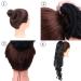 Ponytail Extensions Body Wavy Ponytail Synthetic Ponytail Extension Long Black Drawstring Wavy Ponytail Hair African American for Women for Women(Black) - Buy Online on GoSupps.com