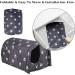 Waterproof Outdoor Cat House - Foldable & Warm Shelter for Stray Cats, Feral Cats, Dogs & Puppies - Weatherproof Pet Cave for Winter - Anti-Slip, Black, Size M 17.7x15.7x13.7 - Buy Online on GoSupps.com