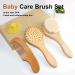 Baby Hairbrush Set - 4-Piece Infant & Toddler Brush and Comb for Soft Hair Care - Buy Online on GoSupps.com