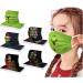 100Pcs Kids Grinch Disposable Face_Mask - Christmas Childrens Face_Mask Assorted Colors Design Boys Girls 3-Ply Face_Covering (Grinch G) - Buy Online on GoSupps.com