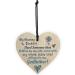 Will You Be My Godfather Wooden Heart Plaque - Christening Gifts for Him - Buy Online on GoSupps.com