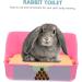Kisangel Box Rabbit Toilet Rabbit Potty Pet Potty Little Pig Pee Toilet Small Pet Toilet Pet Supply Pet Pee Toilet Bunny Toilet Pet Training Corner Bunny Potty Pet Drawer Potty 28.5X23.5X15.5CM Pink - Buy Online on GoSupps.com