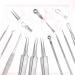 Buy SWTYEXT 10-Piece Blackhead Remover Tool Set - Stainless Steel Comedone Squeezer for Men & Women - Effective Pimple Press Tools in Box - Buy Online on GoSupps.com
