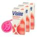 Johnson & Johnson Visine Eye Drops 05 Fl Oz - with Moofin Makeup Cleansing Cloth Eye Drops for Dry Eyes Relief Eye Drops for Redness Fast-Acting Formula Relieves Minor Dry Eyes Drop Pack of 3
