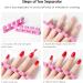 SOONHUA 50pcs Foam Finger Toe Separators - Soft Disposable Nail Divider Tool for Pedicure & Manicure (Pink) - Perfect for Nail Art - International Shipping Available - Buy Online on GoSupps.com