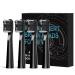 2011 Sonic Electric Battery Toothbrush Replaceable Brush Head*4(Black)