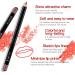 Matte Lip Liner Pencil Set -12pcs/set NICEFACE Waterproof Long-lasting Lip Liner Pencil Lipliner Pen Makeup Cosmetic - Buy Online on GoSupps.com