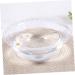 FRCOLOR 3 Pcs Lace Washbasin Spa Basin Wash Basin Transparent Bathroom Bowl Laundry Hand Wash Bucket Small Bowl Cosmetics Water Basin Bathing Basin Home Tools Fruit Bowl Pp Fashion 23x23cmx3pcs Transparentx3pcs - Buy Online on GoSupps.com