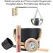 Premium 5-Piece Sauna Accessories Set - 7L Bucket Scoop Hourglass & Thermometer Hygrometer for Ultimate Wellness - Buy Online on GoSupps.com