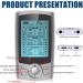 Delamiya Tens Device - Rechargeable Pain Relief EMS Device with 36 Programs 20 Intensity Levels & 8 Electrodes for Muscle Relaxation - Buy Internationally - Buy Online on GoSupps.com