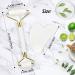 Geeric Gua Sha & Jade Facial Roller Tool - Natural Green & White Jade Massage for Fine Lines & Eye Swelling Relief - Buy Online on GoSupps.com