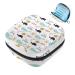 Sanitary-napketten storage bag marine words dolphin sea turtle fish menstrual cup portable women's bandages storage bags female menstruation first period bag