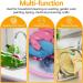 Rubber Cleaning Gloves for Washing Dishes Dishwashing Gloves for Kitchen Cleaning for Household Durable Reuseable Multicolor-m - Buy Online on GoSupps.com
